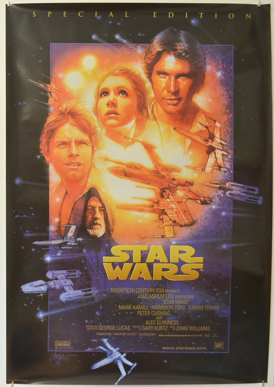 Star Wars Episode IV : A New Hope  (1997 Special Edition Poster)   Original One Sheet Poster - Film Poster - Movie Poster