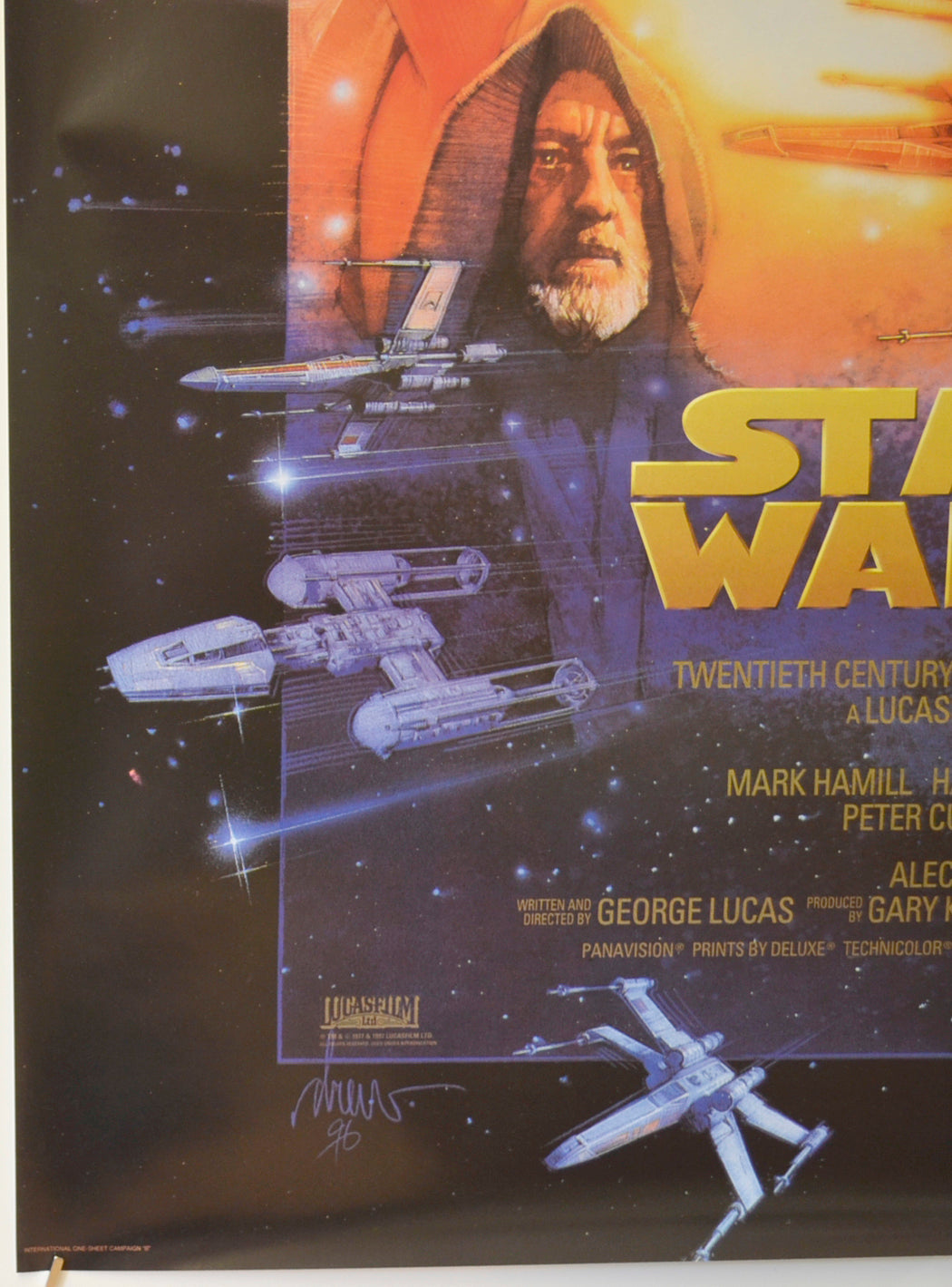 STAR WARS (Bottom Left) Cinema One Sheet Movie Poster 