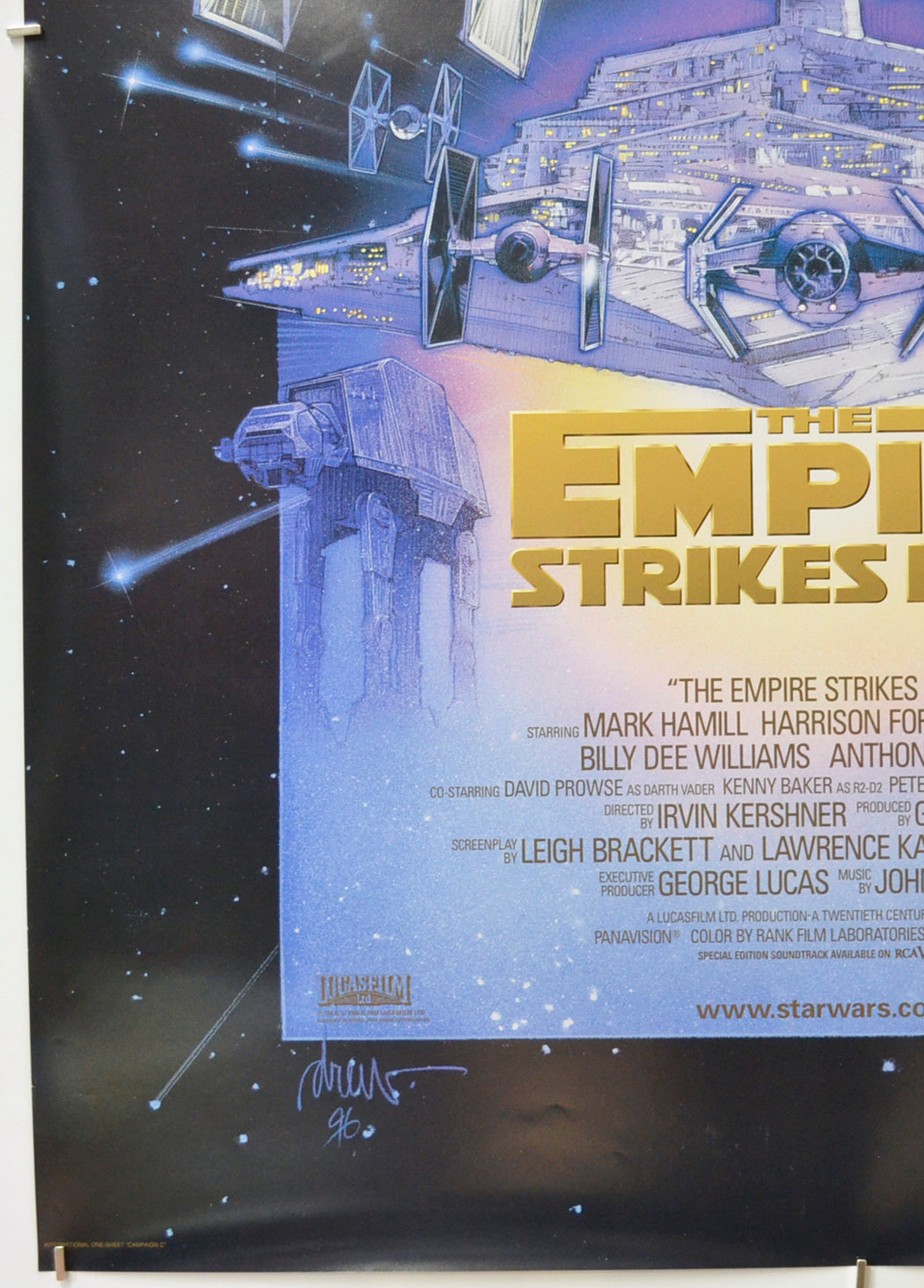 STAR WARS : SPECIAL EDITION SET (Empire Strikes Back poster – Bottom Left) Cinema One Sheet Movie Poster 