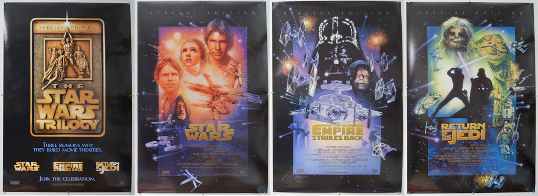 STAR WARS : SPECIAL EDITION SET Cinema One Sheet Movie Poster 