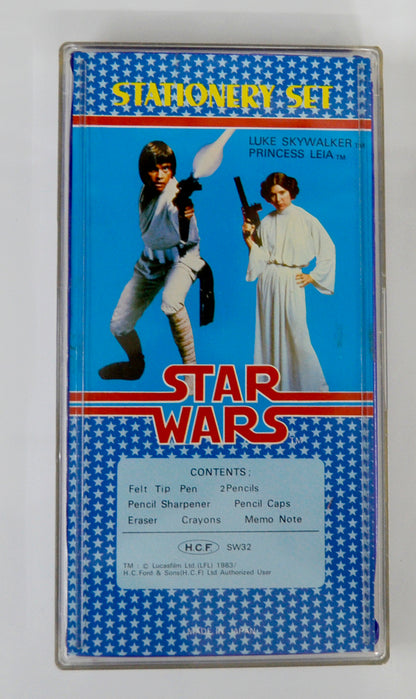 STAR WARS : Stationary Set x 3 - H.C. Ford and Sons Ltd. (Luke and Leia set back) 