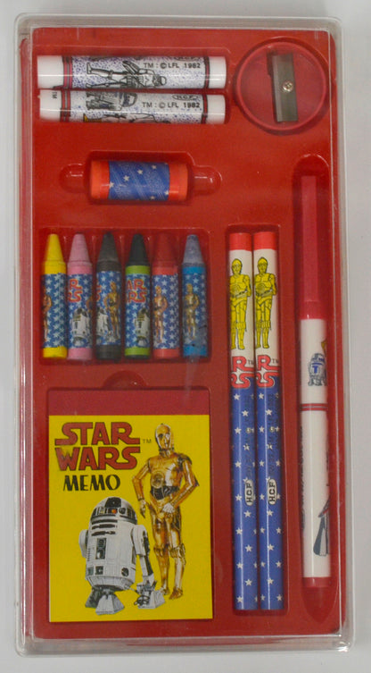 STAR WARS : Stationary Set x 3 - H.C. Ford and Sons Ltd. (C3PO and R2D2 set front) 