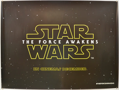 Star Wars : The Force Awakens  (Teaser / Advance Version)   Original Quad Poster - Film Poster - Movie Poster