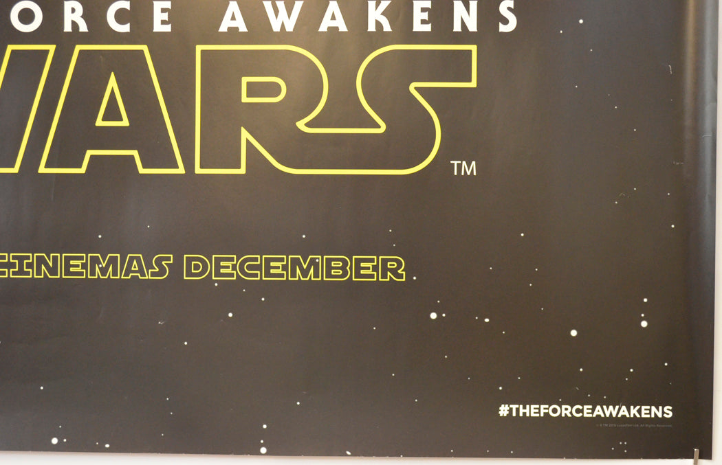 STAR WARS : THE FORCE AWAKENS (Bottom Right) Cinema Quad Movie Poster 