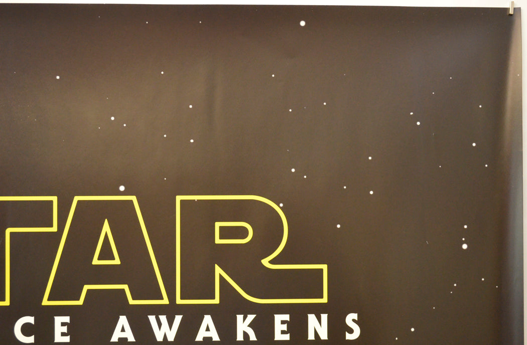 STAR WARS : THE FORCE AWAKENS (Top Right) Cinema Quad Movie Poster 