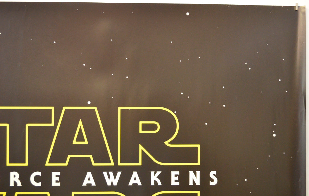 STAR WARS : THE FORCE AWAKENS (Top Right) Cinema Quad Movie Poster 