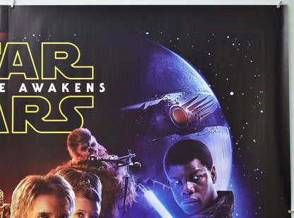 Star Wars : The Force Awakens (Top Right) Cinema Quad Movie Poster 