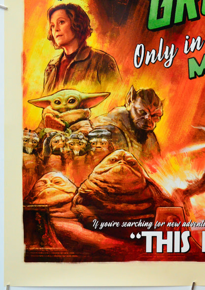 Star Wars: The Mandalorian and Grogu (Bottom Left) Cinema One Sheet Movie Poster 