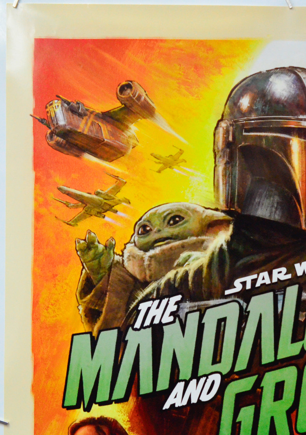 Star Wars: The Mandalorian and Grogu (Top Left) Cinema One Sheet Movie Poster 