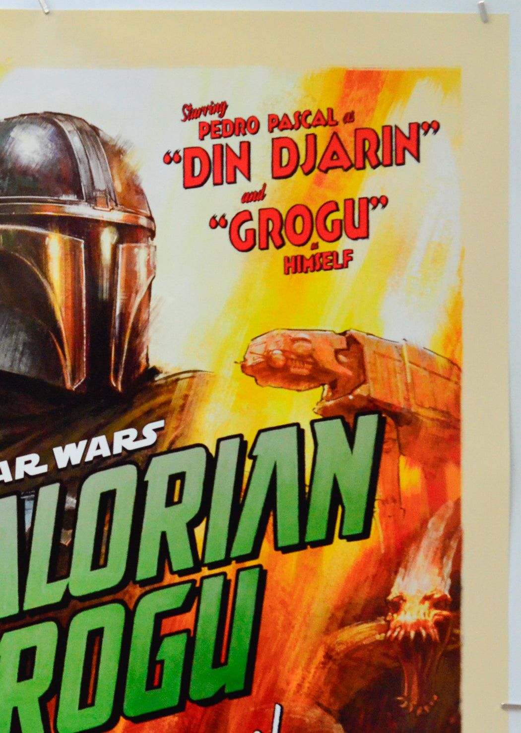 Star Wars: The Mandalorian and Grogu (Top Right) Cinema One Sheet Movie Poster 