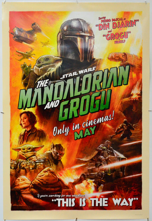 Star Wars: The Mandalorian and Grogu - Original One Sheet Poster - Film Poster - Movie Poster 