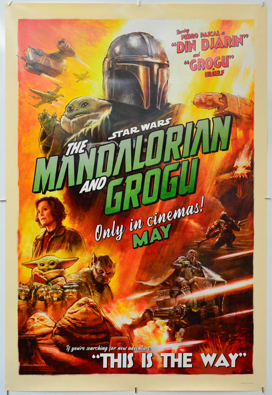 Star Wars: The Mandalorian and Grogu - Original One Sheet Poster - Film Poster - Movie Poster 