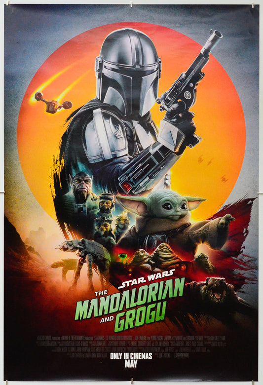 Star Wars: The Mandalorian and Grogu - Original One Sheet Poster - Film Poster - Movie Poster 