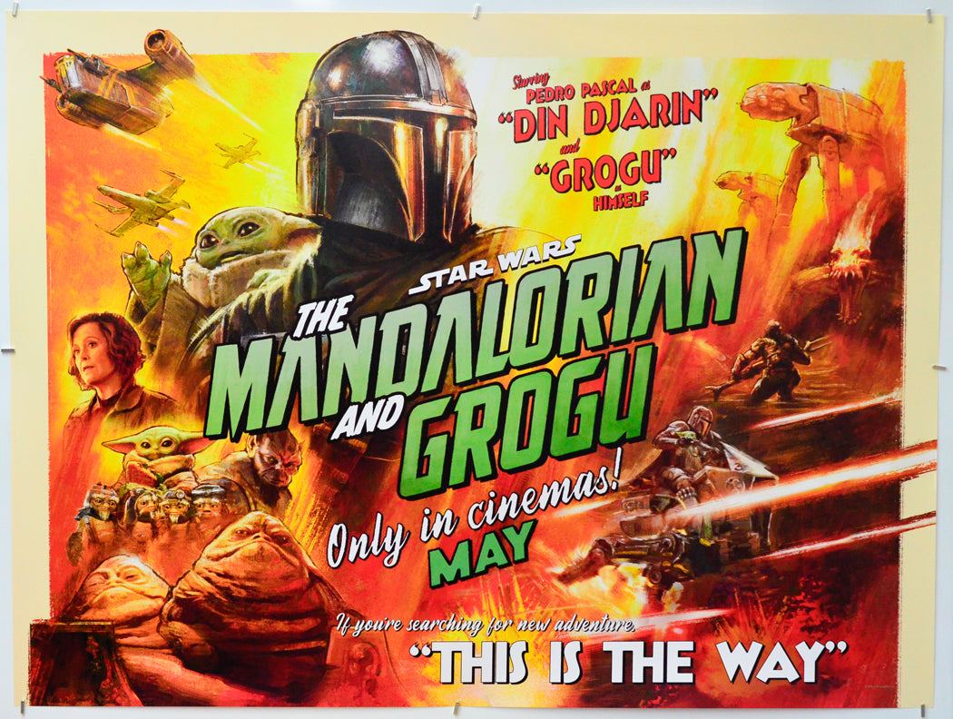 Star Wars: The Mandalorian and Grogu - Original Quad Poster - Film Poster - Movie Poster