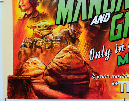 Star Wars: The Mandalorian and Grogu (Bottom Left) Cinema Quad Movie Poster 