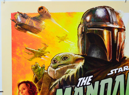 Star Wars: The Mandalorian and Grogu (Top Left) Cinema Quad Movie Poster 