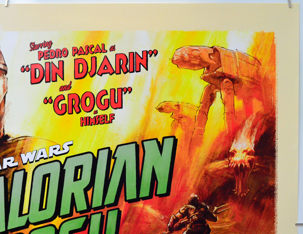 Star Wars: The Mandalorian and Grogu (Top Right) Cinema Quad Movie Poster 