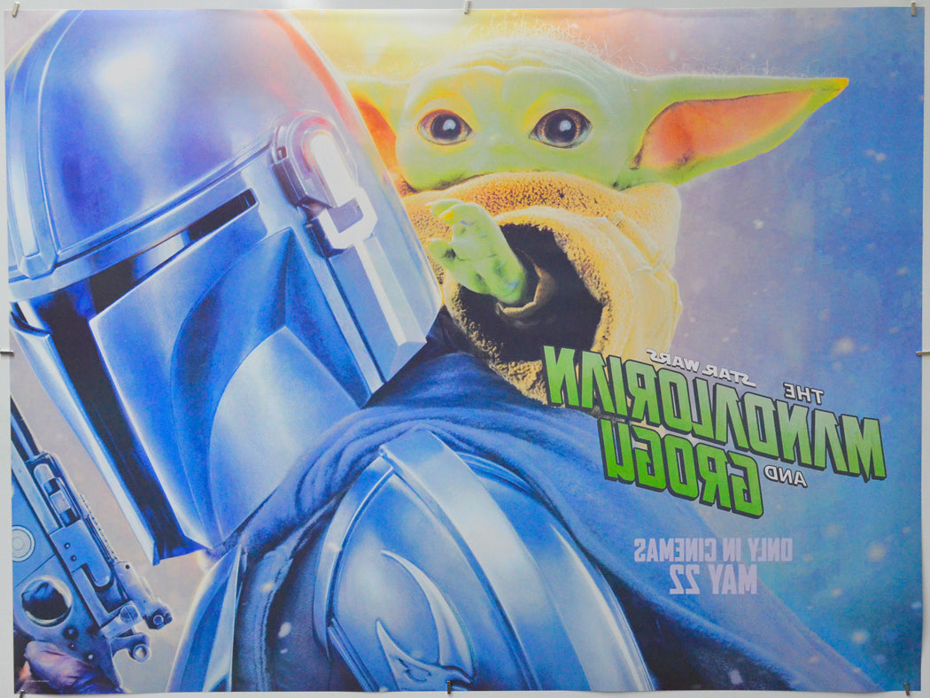 Star Wars: The Mandalorian and Grogu (Back) Cinema Quad Movie Poster 