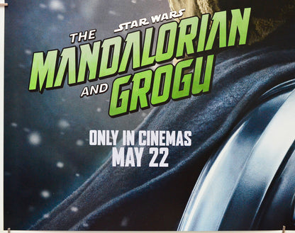 Star Wars: The Mandalorian and Grogu (Bottom Left) Cinema Quad Movie Poster 