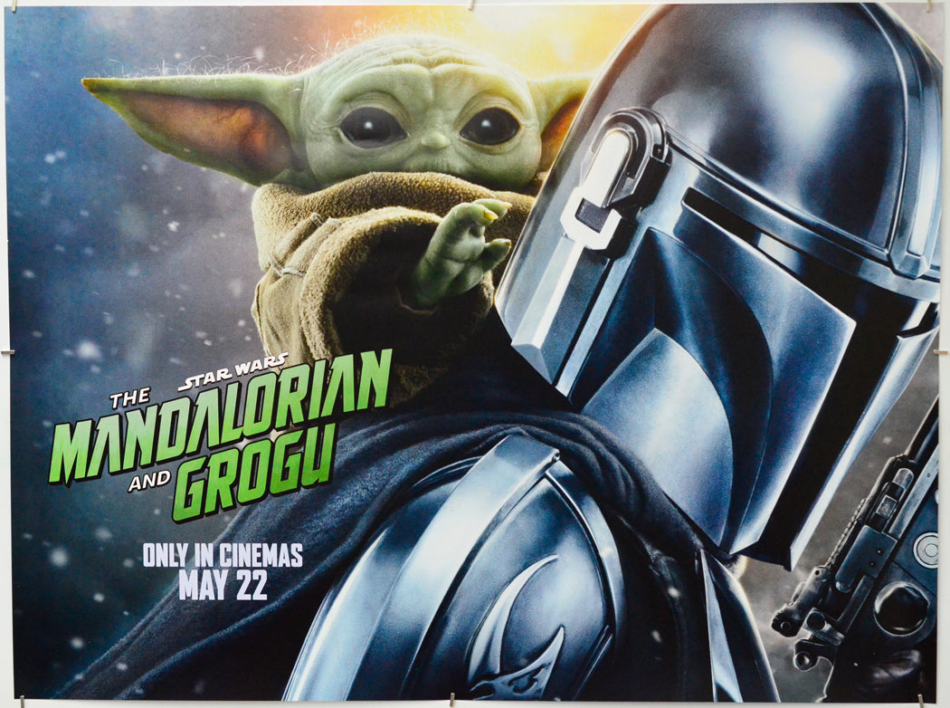 Star Wars: The Mandalorian and Grogu - Original Quad Poster - Film Poster - Movie Poster
