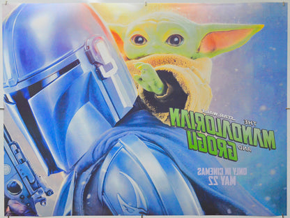 Star Wars: The Mandalorian and Grogu (Back) Cinema Quad Movie Poster 