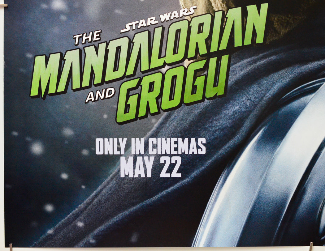 Star Wars: The Mandalorian and Grogu (Bottom Left) Cinema Quad Movie Poster 