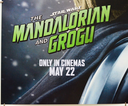 Star Wars: The Mandalorian and Grogu (Bottom Left) Cinema Quad Movie Poster 