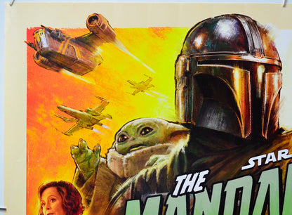 Star Wars: The Mandalorian and Grogu (Top Left) Cinema Quad Movie Poster 