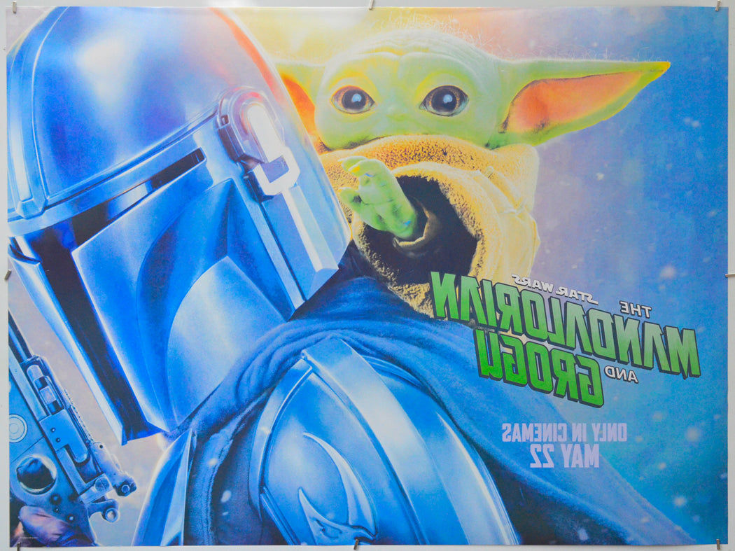 Star Wars: The Mandalorian and Grogu (Back) Cinema Quad Movie Poster 