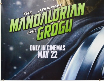 Star Wars: The Mandalorian and Grogu (Bottom Left) Cinema Quad Movie Poster 