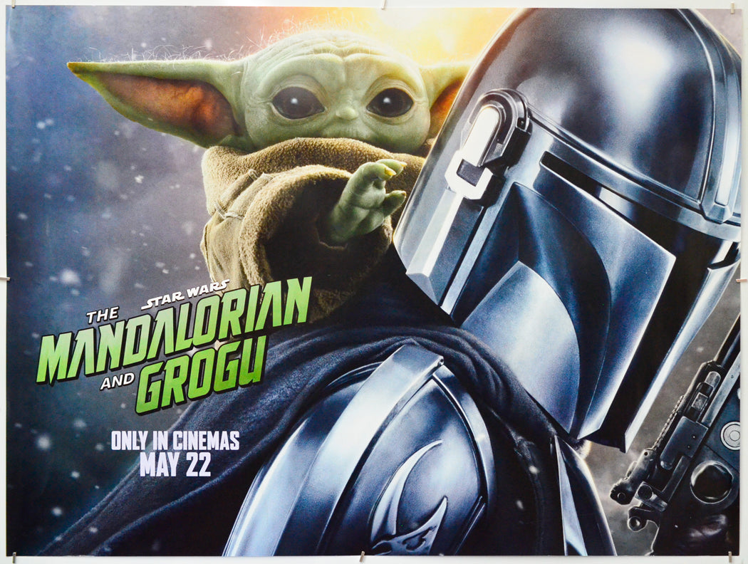 Star Wars: The Mandalorian and Grogu - Original Quad Poster - Film Poster - Movie Poster