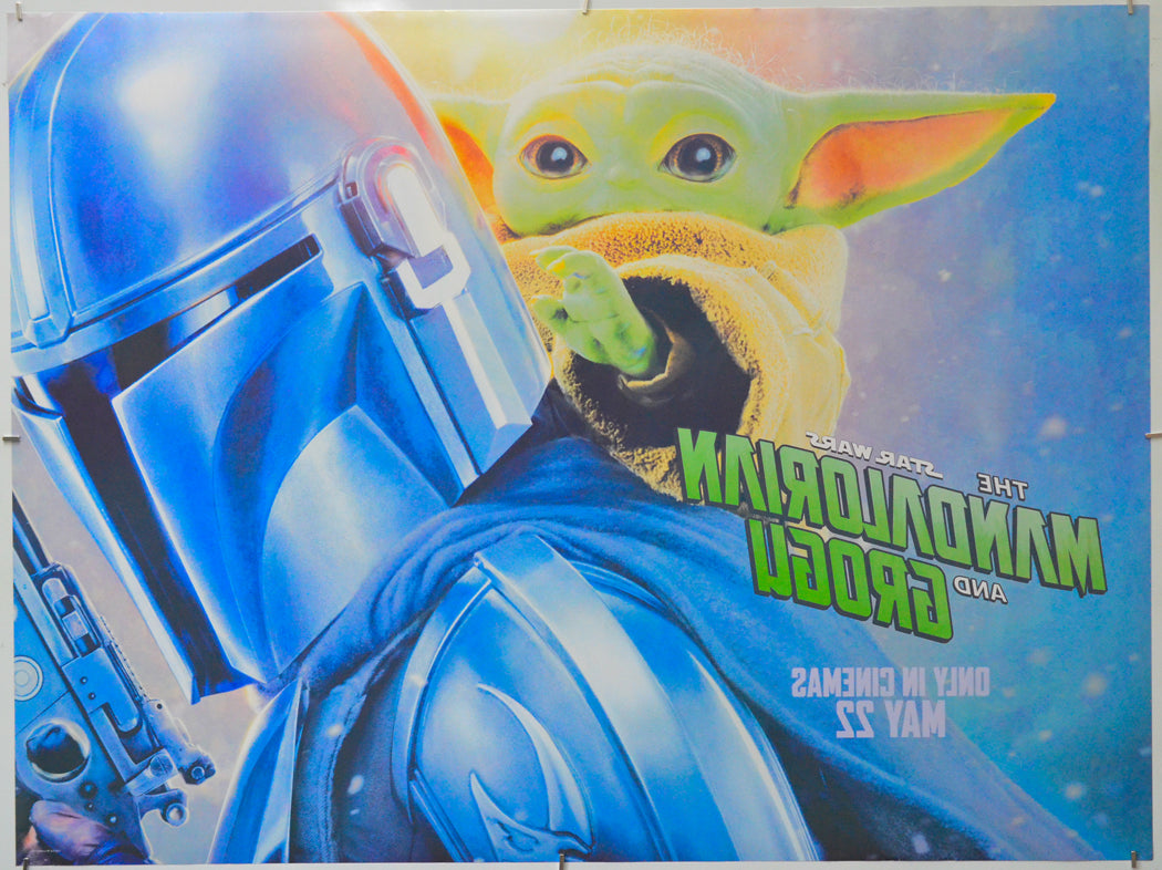 Star Wars: The Mandalorian and Grogu (Back) Cinema Quad Movie Poster 