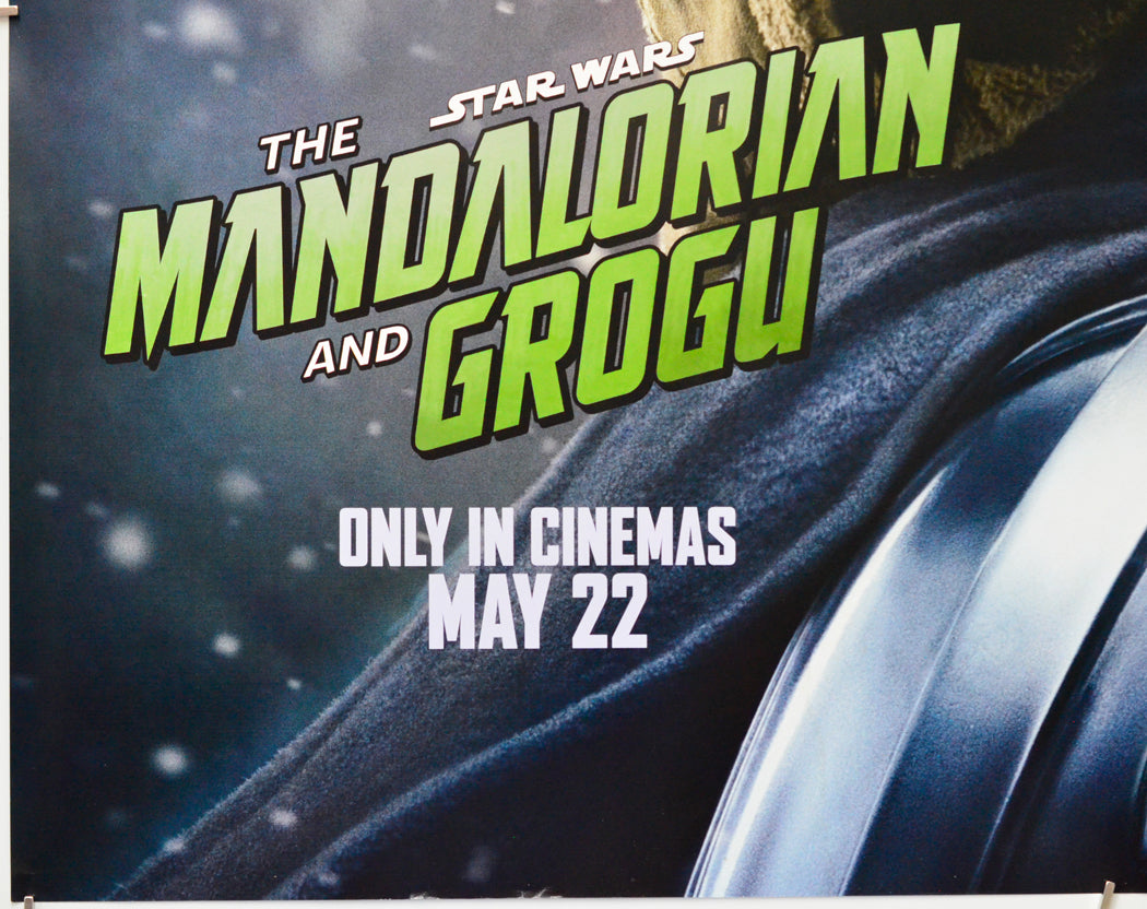 Star Wars: The Mandalorian and Grogu (Bottom Left) Cinema Quad Movie Poster 