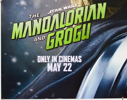 Star Wars: The Mandalorian and Grogu (Bottom Left) Cinema Quad Movie Poster 