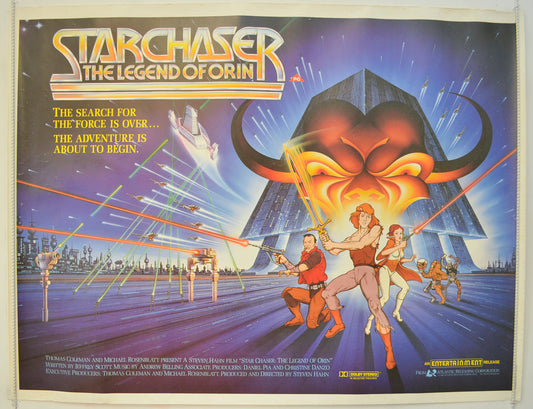 Starchaser : The Legend Of Orin Original Quad Poster - Film Poster - Movie Poster  