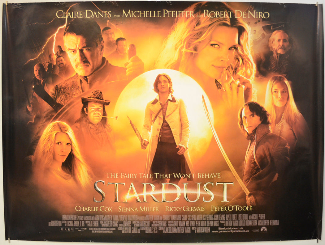 Stardust  Original Quad Poster - Film Poster - Movie Poster