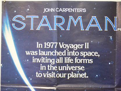 STARMAN (Top Left) Cinema Quad Movie Poster 