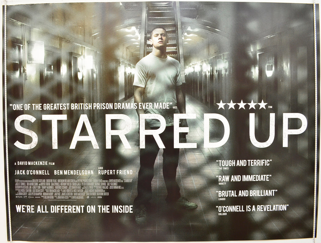 Starred Up Original Quad Poster - Film Poster - Movie Poster  