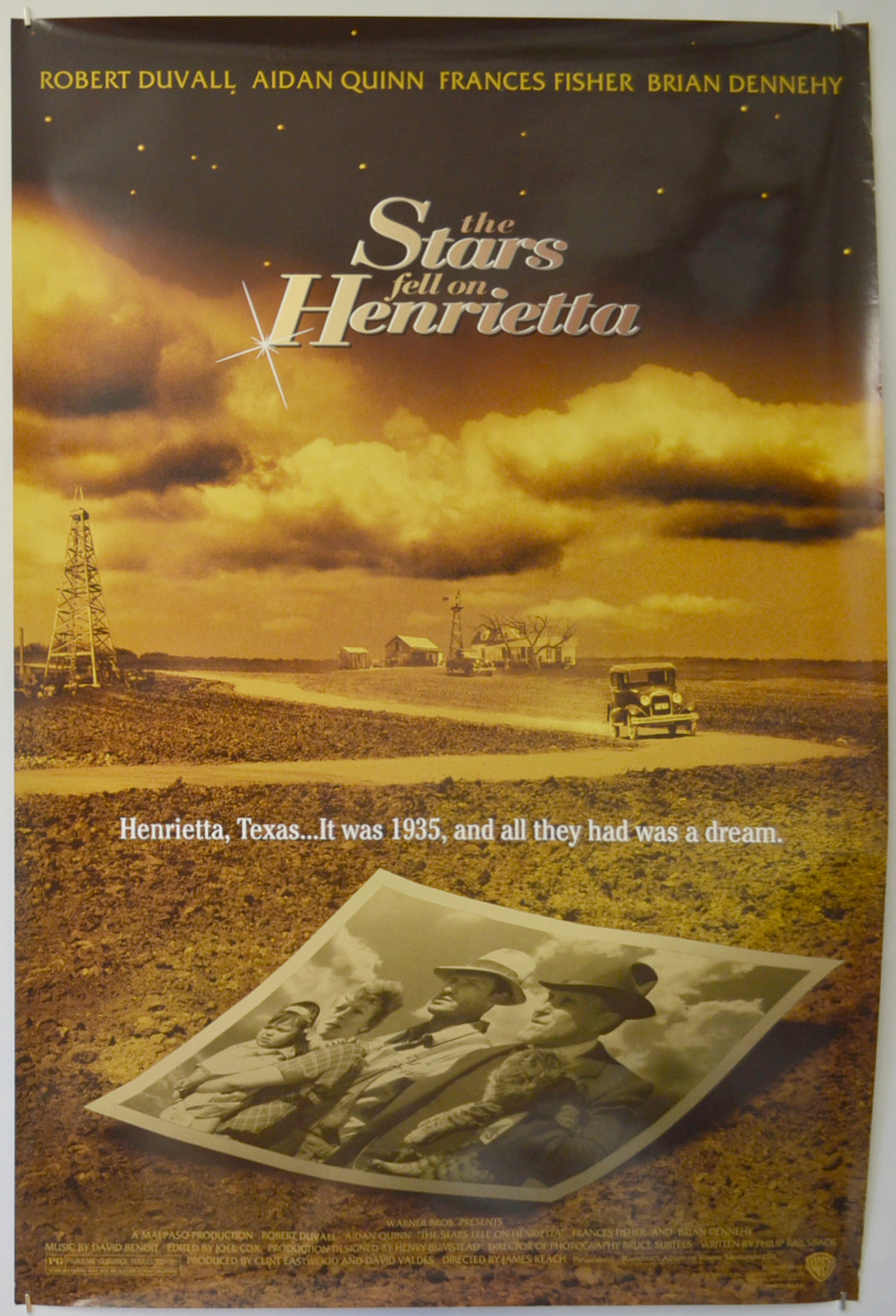 The Stars Fell On Henrietta  Original One Sheet Poster - Film Poster - Movie Poster