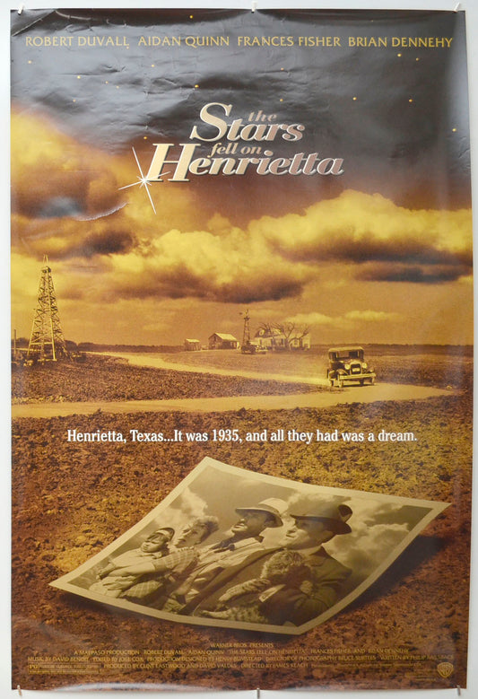 The Stars Fell On Henrietta Original One Sheet Poster - Film Poster - Movie Poster