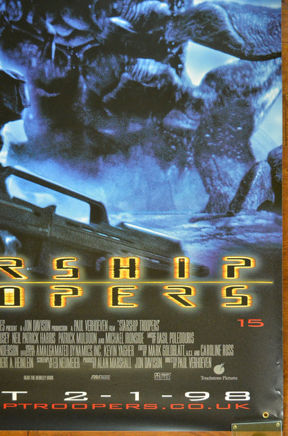 STARSHIP TROOPERS Cinema BANNER – Bottom Right View 