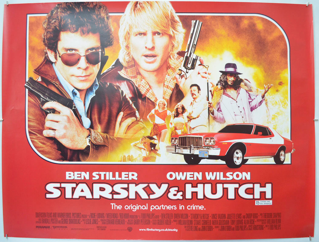 Starsky And Hutch  Original Quad Poster - Film Poster - Movie Poster