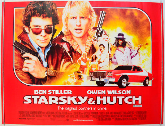 Starsky And Hutch Original British Quad Poster - Film Poster - Movie Poster 