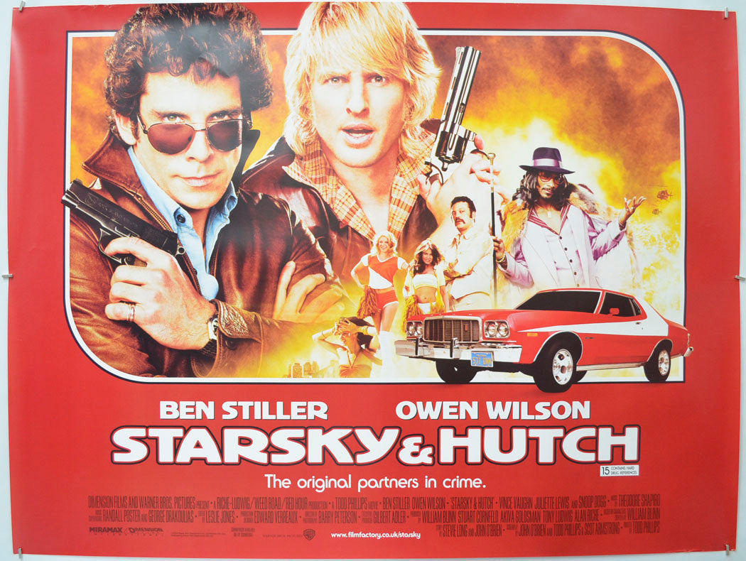 Starsky And Hutch  Original Quad Poster - Film Poster - Movie Poster