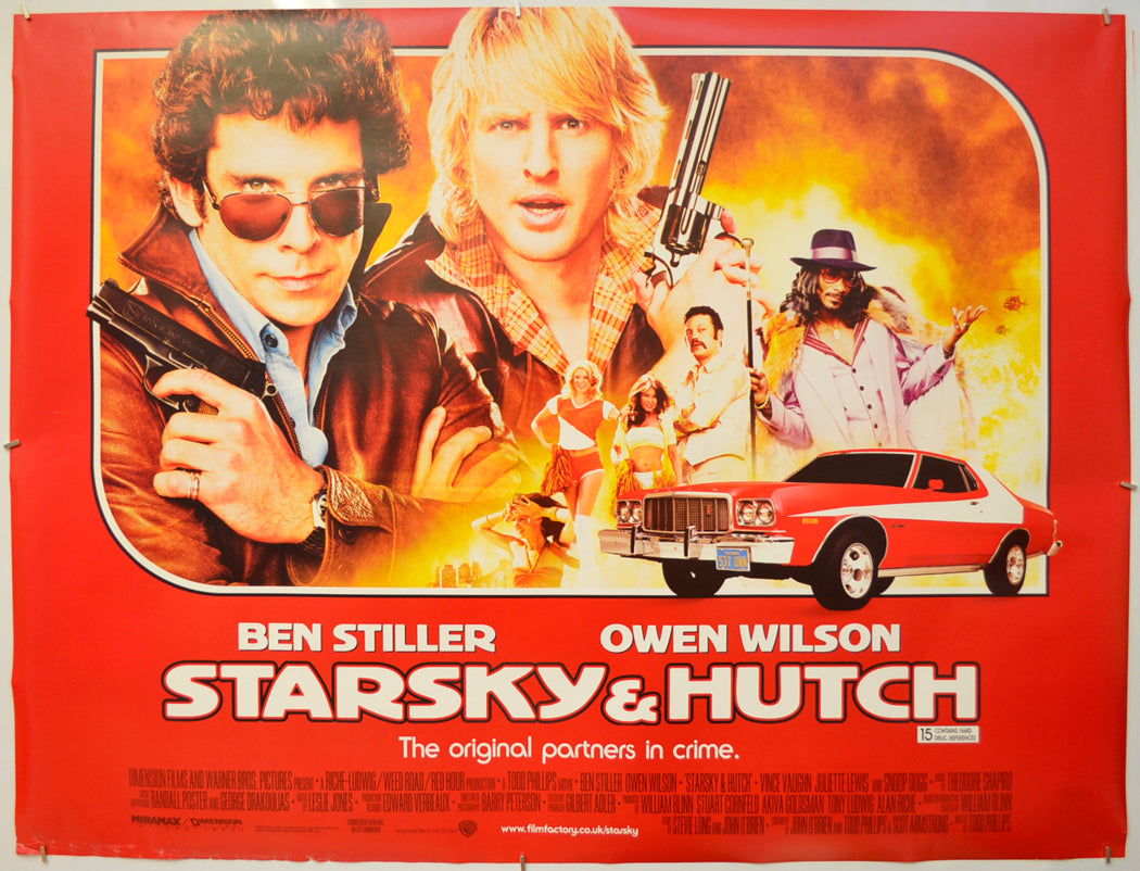 Starsky And Hutch  Original Quad Poster - Film Poster - Movie Poster