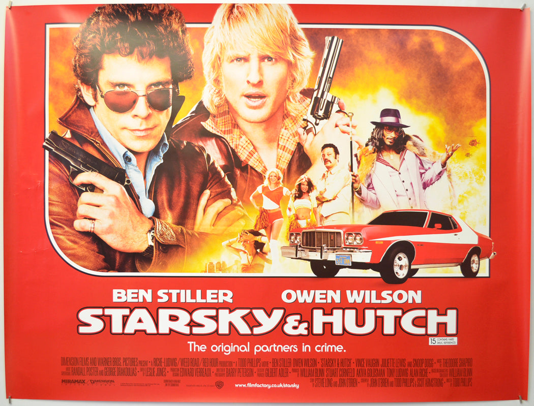 Starsky And Hutch Original Quad Poster - Film Poster - Movie Poster  