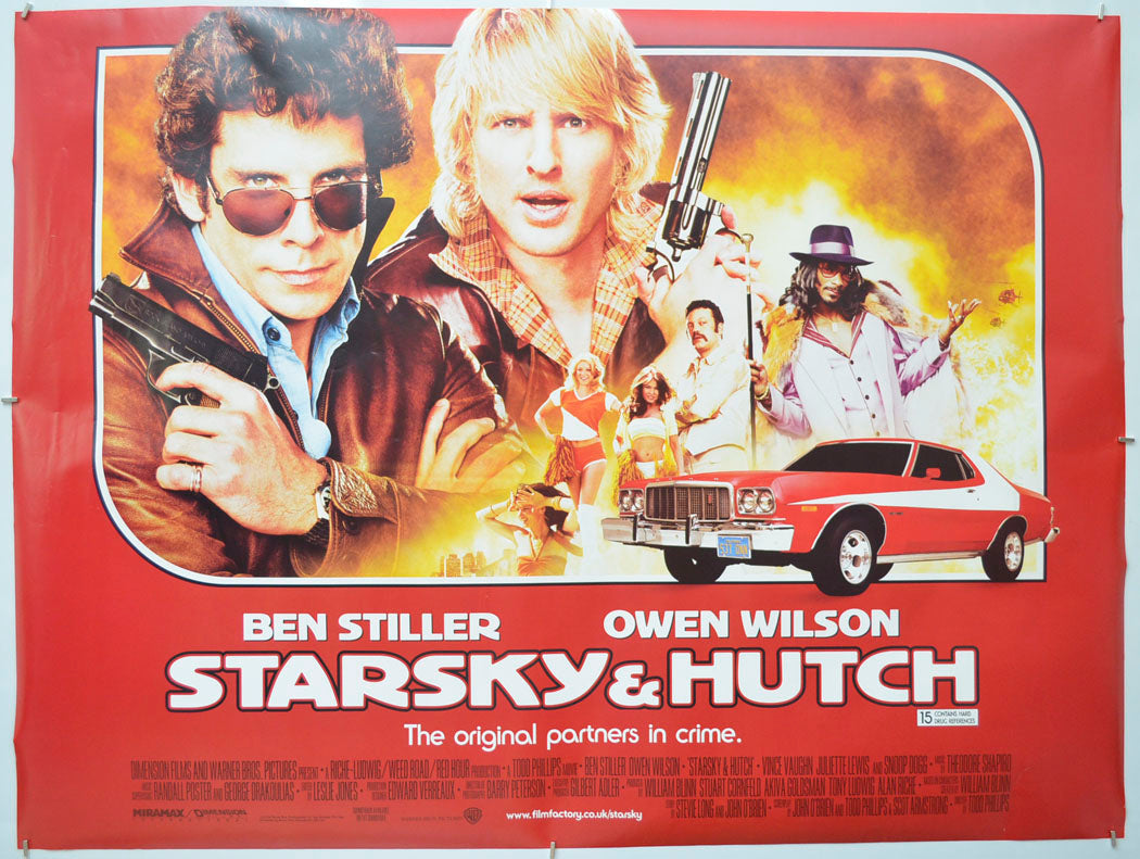 Starsky And Hutch Original Quad Poster - Film Poster - Movie Poster