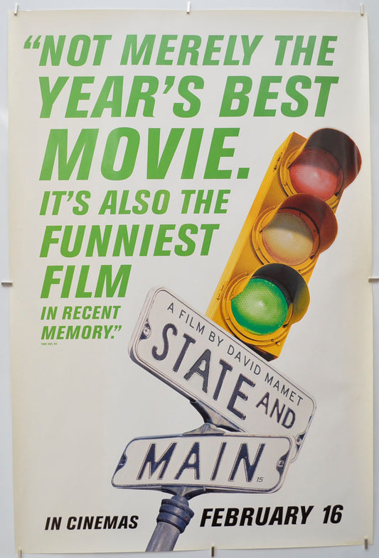 State And Main (Green Version) Original Double Crown Poster - Film Poster - Movie Poster