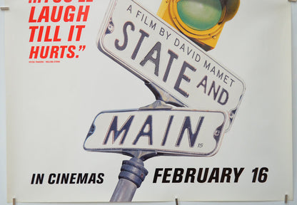 STATE AND MAIN Cinema Double Crown Movie Poster 