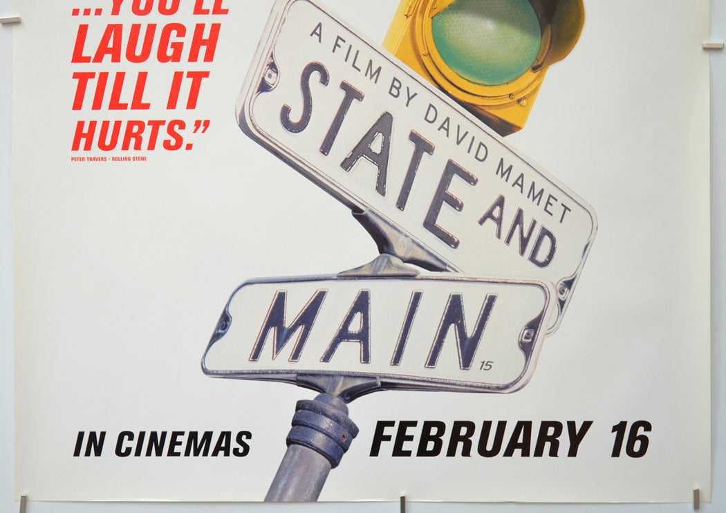 STATE AND MAIN Cinema Double Crown Movie Poster 